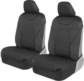 Os-274-bk Carxs Os-274-bk/bk Motor Trend Aquashield Black Front Seat Covers Waterproof Neoprene Suv Car