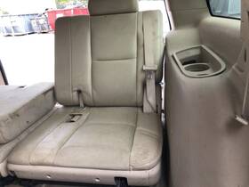 220.gm8b09 Chevrolet 2009 Chevy Tahoe 3rd Third Row Rear Back Seat Bench Tan Leather 904521