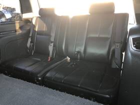 220.gm8b12 Chevrolet 2012 2013 2014 Chevy Tahoe 3rd Third Row Rear Back Seat Bench Black Leather 9158