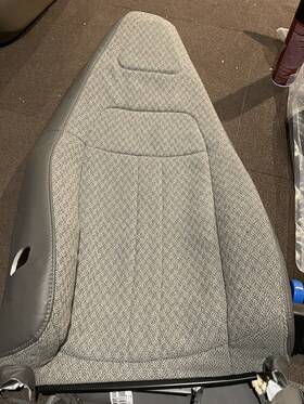 Cc-wv-02-dc Chevrolet 1996-2002 Chevy Express And Gmc Savana Van Driver Cloth Seat Covers Set - Gray