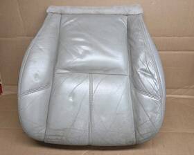 Chevrolet Gmt900 07-13 Gmc Sierra 1500 2500 3500 Driver Bottom Leather Seat Cover Right Gray
