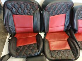 200.gm8m16 Chevrolet Truck Red Accents Interior Upholstery Package From 2016 Silverado Lt Crew Cab 11986794