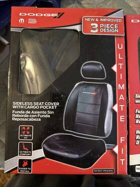 Pi-687094 Chifeng For Dodge Car Seat Covers Full Set Premium Faux Leather Waterproof And Easy Clean