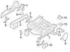 Cj5z7862186bb Ford Oem Seat Track Cover