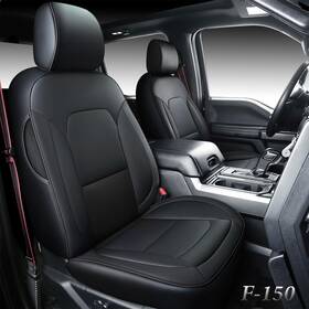 Coverado 768904995463 F150 Seat Covers For Ford Car Cover Full Set Leather