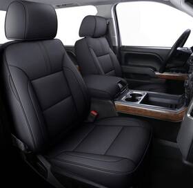 Scsf0401 Coverado Seat Covers Full Set For Select Chevy Silverado/gmc Sierra - Black