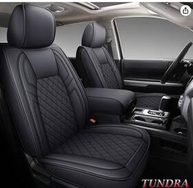 Scsf06 Coverado Tundra Seat Covers Waterproof Leather Car Full Set Black Read
