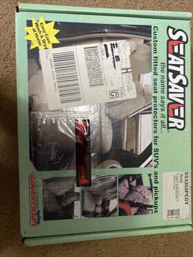 Ss3537pcgy Covercraft Seatsaver Custom Seat Cover - Gray