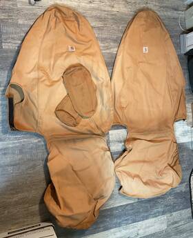 Ssc2257cabn Covercraft Carhartt Seat Covers Pair Bucket Seats Brown Ford Pickup 1997-2001