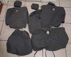 Ssc7429cagy Covercraft Carhartt Seatsaver Custom Seat Covers Gravel 2nd Row Fits 2011-2021