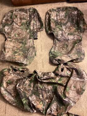 Ssc7432caxg Covercraft Carhartt Real Tree Camo Canvas Seat Covers 5 Piece Set