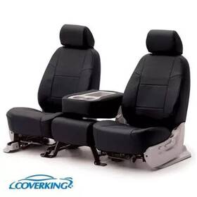 Csc1l1 Coverking Genuine Leather Slip-on Custom Seat Covers For Toyota Solara - Black