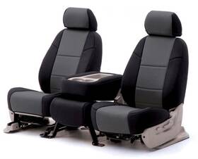 Csc2a4su9549 Coverking Neosupreme 1st Row Seat Covers Gray And Black
