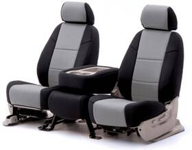 Cscf14ns10252 Coverking Seat Covers Neoprene 1 Row Black And Medium Gray
