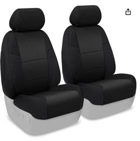 Cscrh2tt10162 Coverking Seat Covers Select Camry 50/50 Front Bucket Neosupreme Black Sealed