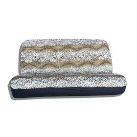 Sc-a304r Cpr New Animal Print Gold And Black Cheetah Truck Bench Seat Cover Universal Fit