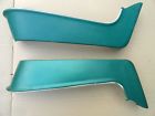 D4sb-6562187 D4sb-6562186 Ford 79 Ranchero Seat Skirt Set Green 1974 Thunderbird Awa 1976