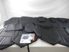 Diffcar F150-235-sc F150-235-sc - Full Set Seat Covers For 21-25 Ford F150s Black