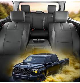 Tt-306-sc Diffcar Sear Coverdfor Toyota Tundra 2022-2025 Full Set Black