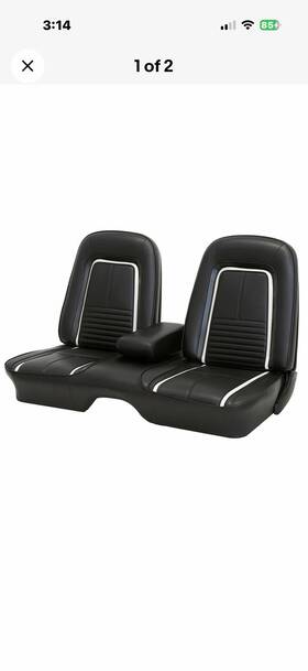 Distinctive Industries Upholstery K1046700201 1967 Camaro Coupe With Front Bench Seat Black Deluxe Full Set