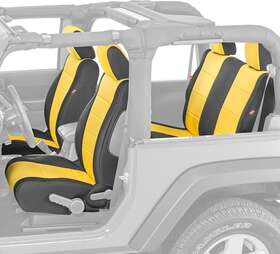 Diverwnjk1112 Diver Down Yellow Neoprene Seat Cover Set For Jeep Wrangler Jk 2011-2012 2 Door