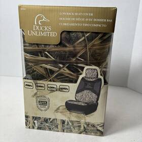 Dsc7003 Ducks Unlimited Seat Cover 1 Low Back Mossy Oak Camo Auto Car Truck Van Suv D1
