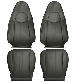 Ams3919625 Efar-autoparts For 2003-14 Chevy Express 1500 2500 Van Left And Right Seat Cover Dark Gray