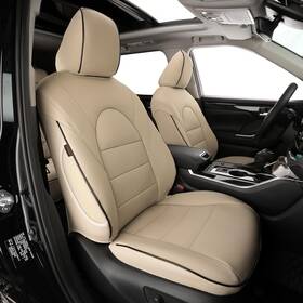 Bt9063 Ekr Car Seat Protector For 2016-2021 Honda Pilot Lx Covers 8-seat Leather