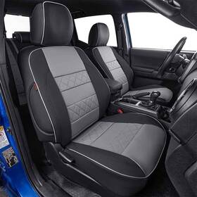 Ft9262 Ekr For Toyota 4runner 2010-2024 Custom Made Fit Leather Seat Covers Black/gray