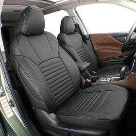 Ekr Xd9023 Seat Covers Leather Waterproof For Hyundai Tucson 2019-2021 5 Seats Black