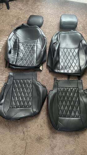 Xfl9042 Ekr Chevrolet Chevy Malibu Car Seat Covers Front Set 2016-2025 Black