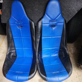 Empi Inc 62-2352-0 Blue Seat Cover For Hi Back Vintage Matching Set