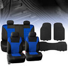 Fb068114blue-f11322blk Fh Group Seat Covers For Car Suv Van 0206850114113 Fb068114blue-f11322blk Fh Group Seat Covers For Car Suv Van 0206850114113