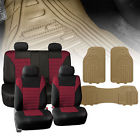 Fb068114burgundy-f11322beige Fh Group Seat Covers 0806801114621 Fb068114burgundy-f11322beige Fh Group Seat Covers 0806801114621