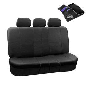 Fh Group 842319125148 Premium Pu Leather 52 Inch X 58 1 Split Bench Rear Seat Cover