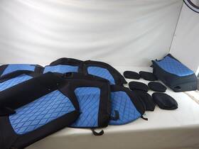 Cm5018bluefull-avc Fh Group For 21-24 Ford Bronco Sport Full Setultraflex Neoprene Seat Covers