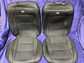 Pu205102 Fh Group Universal Pu Faux Leather Cushioned Seat Covers Used Good Condition