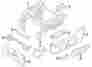 Fl1z7861749ca Fordlincoln Ford Oem Seat Track Cover Image 3