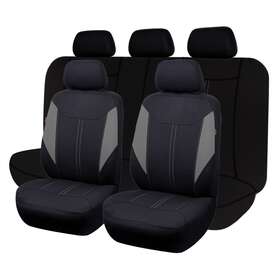 Fb-056-02 Flying Banner Universal Car Seat Covers Rear Split Polyester Accessories For Auto Suv Men