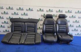202.fd1g94 Ford 1994-1998 Mustang Gt Cobra Coupe Set Seats Black Leather Bucket Read 2678