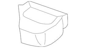 8l8z-7863805-cc Ford Genuine Seat Cover
