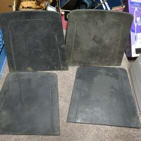 C9zb-6560762 Ford 1969 197 Original Mustang Fastback Front Bucket Seat Black Back Panel