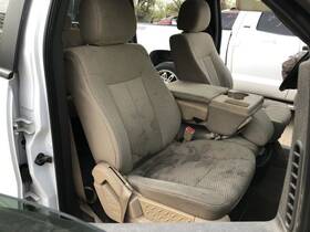 Cl3z1661704a Ford 2012-2014 F150 Right Front Passenger Seat Tan Cloth Bench Manual 853482