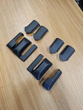 F0vy-5461748-a Ford 1998-2011 Crown Victoria Full Set Seat Track Cover Grand Marquis P71 Cvpi