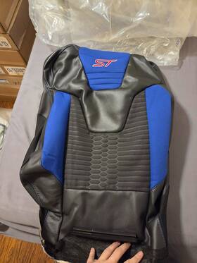 F1ez7864417af Ford Oem Leather Seat Driver Side Cover Lh 2016 2017 2015 Focus Blue St 2018