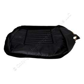 Frdoemlrf150hdseb Ford Front Driver Black Harleydavidson Leather Lower Bottom Seat Cover For 99-04 F150