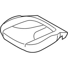 Kj7z-7862900-cd Ford Genuine Cushion Cover