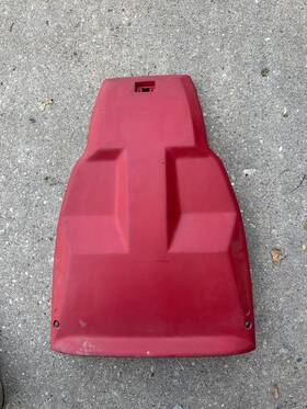 10135997 General Motors 84-93 Corvette C4 Standard Seat Back Frame Lh Or Rh Flame Red