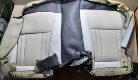 89160 Genesis B1400 Genuine G80 Rear Cushion Cover Nappa Leather Gray Oem Ssk