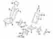 Gl1z78666c00ac Lincoln Ford Oem Seat Track Cover Image 17